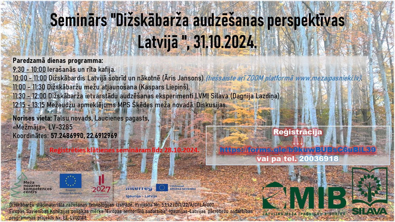 2024 10 31 Seminars Dizskabarza audzesanas perspektivas Latvija